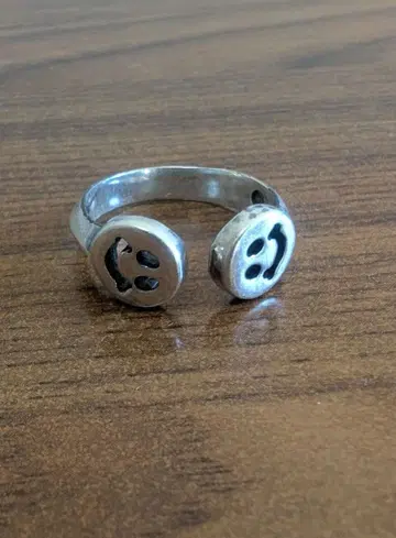 Bill Wall Leather 10호 스마일 핑키링 실버