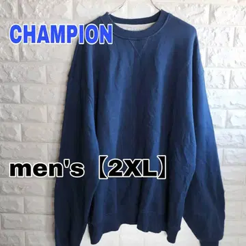 D144 [ Champion ] 맨투맨 속기모 [남성용 2XL] 네이비