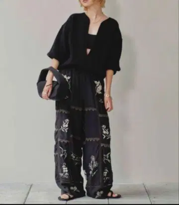 TODAYFUL Embroidery Patchwork Trousers