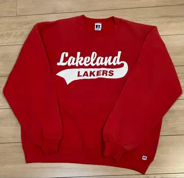 Lakeland Lakers 빨간색 맨투맨