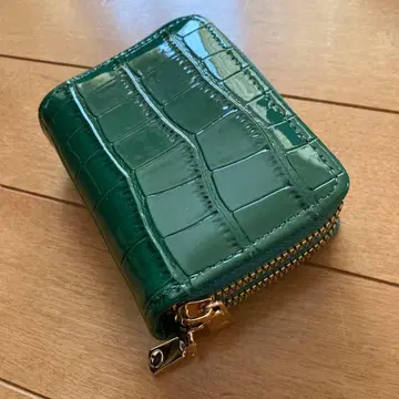 크로커다일 미니 지갑 그린