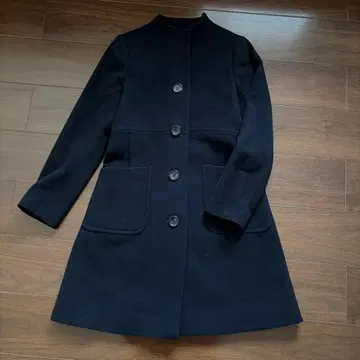 네이비 체스터 코트 38 사이즈