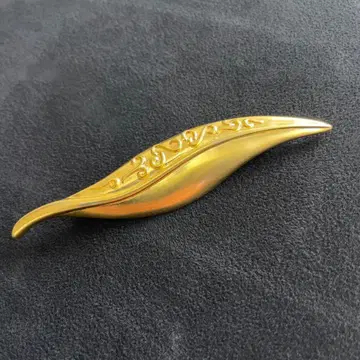 [ 19 ] SEVEN SEAS 매트 골드 브로치 빈티지 심플