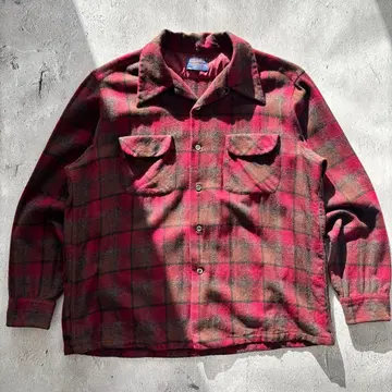 70s 펜들턴 보드 셔츠 쉐도우 체크