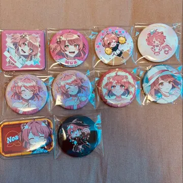 카라피치 컬러풀 피치 노아 캔뱃지 묶음 판매 푸피파