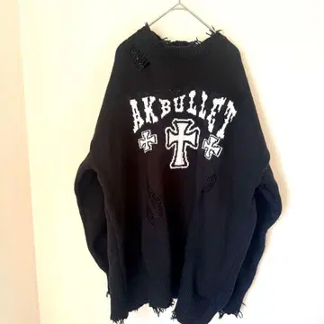 볼칸 & 아프로다이티 크로스 데미지 니트