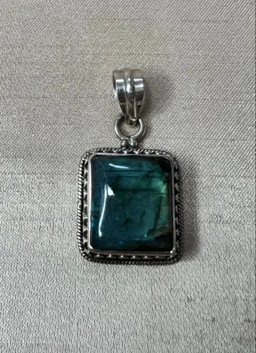 스털링 실버 래브라도 라이트 펜던트 탑