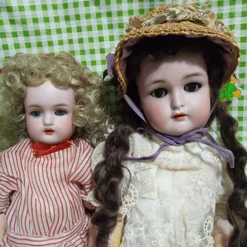 앤티크 비스크 인형 2체 묶음 판매만