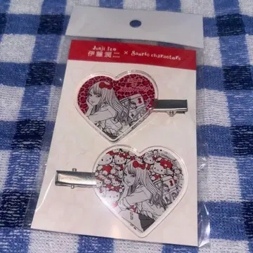 이토 준지 산리오 갸루 토미에 토미에 헬로키티 키티 아크릴 헤어 클립