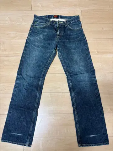 CALEE 다크 블루 스트레이트 데님