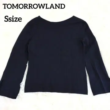 투모로우랜드 밀라노 리브 보트넥 풀오버 네이비 S