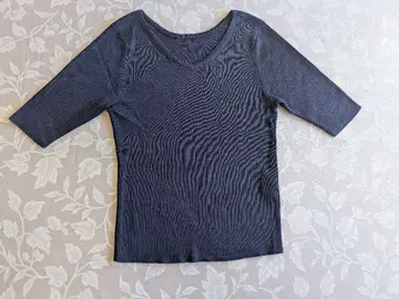 ANAYI 5부 소매 V넥