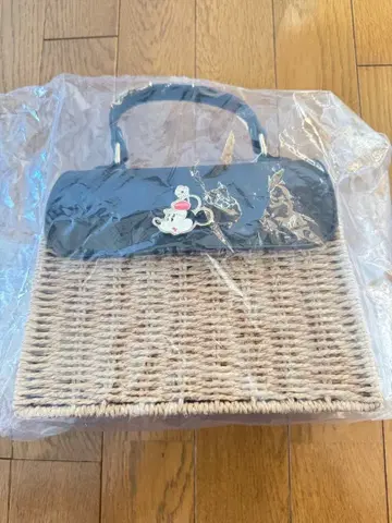 미사용 새상품 택 포함 미니 마우스 숄더백 바스켓백 디즈니