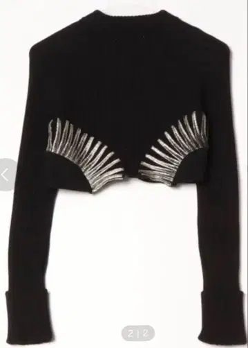 언리드 un3d 크롭 니트 숏 니트