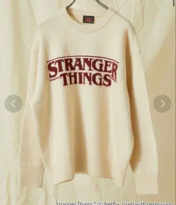 Stranger Things x FREAK'S STORE 자카드 니트