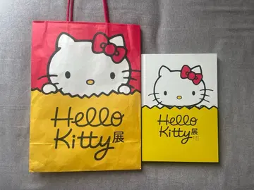 헬로키티전 도록&쇼핑백