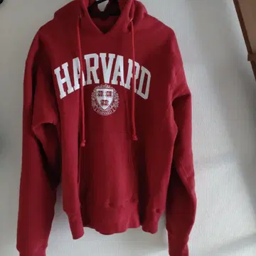 챔피온 빨간색 택 USA제 하버드 대학 리버스 위브