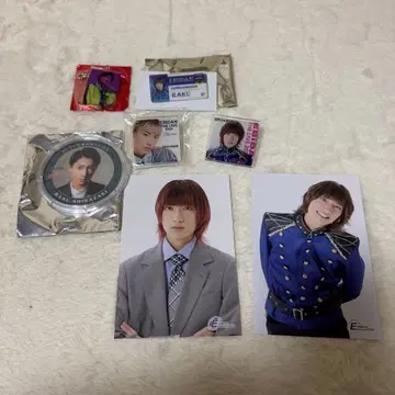 SUPER DRAGON 시바사키 라쿠 엽서 네임 배지 묶음 판매