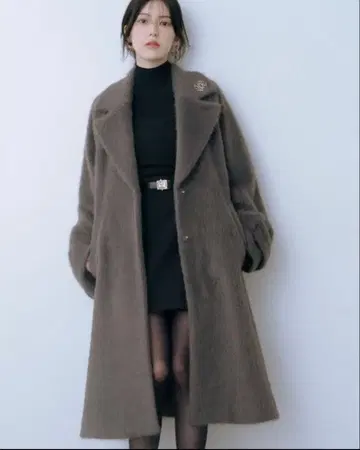 스나이델 샤기 롱 코트