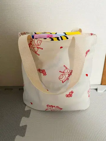 패티&지미 토트백, 페이스 타월 5개 세트