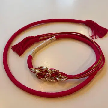 허리띠 장식끈 후리소데용 핑크 골드