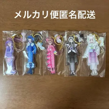 키미프리 프리티 봉투 키링 우타 나나 코코로 푸린 메론 5종