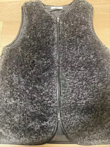 JOURNAL STANDARD relume 시프 인조 모피 지퍼 베스트