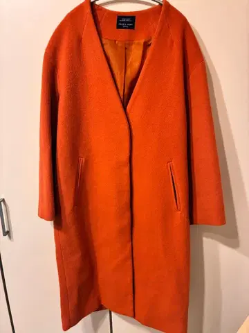 FREE'S MART 오렌지 롱 코트