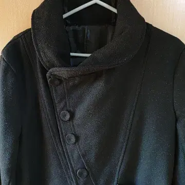 변형 블랙 코트 펑크 고스