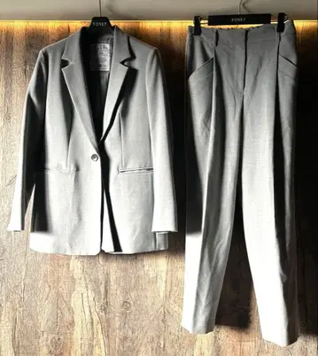 CAST: 수트 상하의 세트 그레이