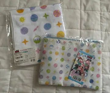 닌타마 란타로 핸드 타월 파우치 세트