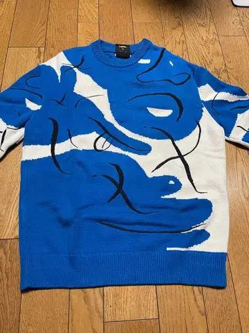 아트풍 디자인 니트 스웨터 ZARA