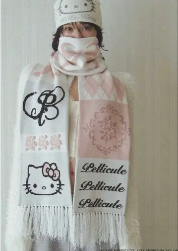 HELLOKITTY hug knitmuffler