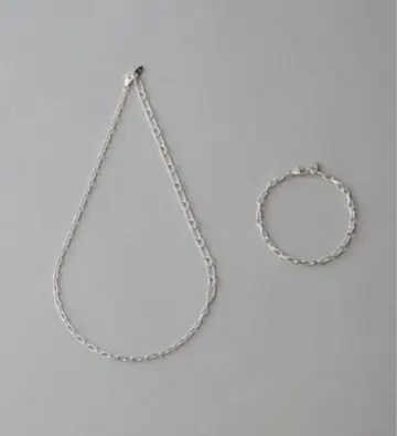 ete 목걸이 팔찌 세트 실버 ONLINE Limited