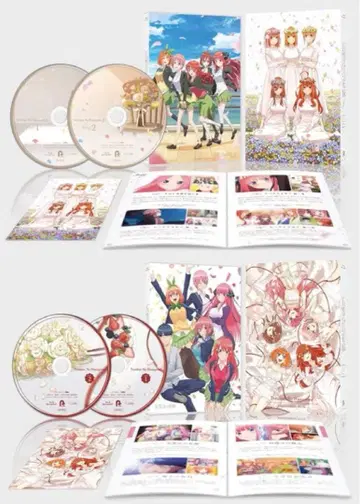 5등분의 신부 1기 & 2기 컴팩트 컬렉션 전권 수납 박스 포함 미개봉