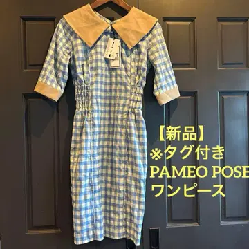 [ 택 포함 새상품 ] 파메오 포즈 플럼 가든 원피스 PAMEO POSE