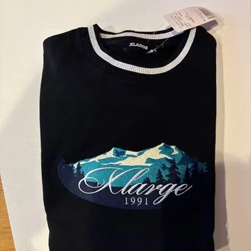 XLARGE MOUNTAIN LOBO CREW 블랙 M