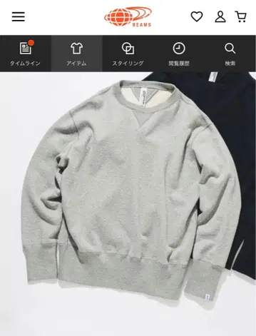 LOOPWHEELER BEAMS Super Heavy Weight L