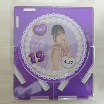 니시자키 미쿠 벌스데이 아크릴 코스터 OCHA NORMA 미사용 새상품