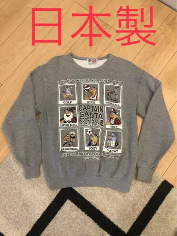 일본제 캡틴 산타 sports club 맨투맨 후드티 M