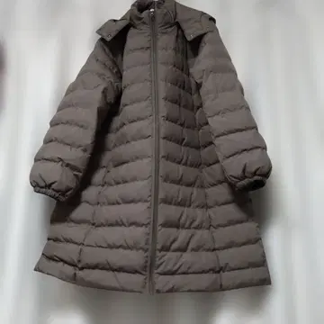 브라운 퀼팅 자켓