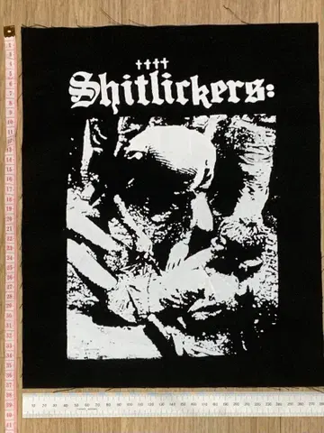 Shitlickers 백 패치 배지