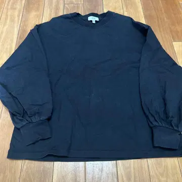 HYKE 롱 T 블랙 사이즈 2