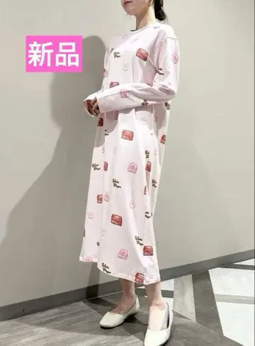 [ 새상품 ] 젤라또피케 도넛 패턴 원피스 핑크