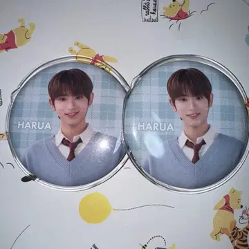 HARUA 캔뱃지 2개 세트