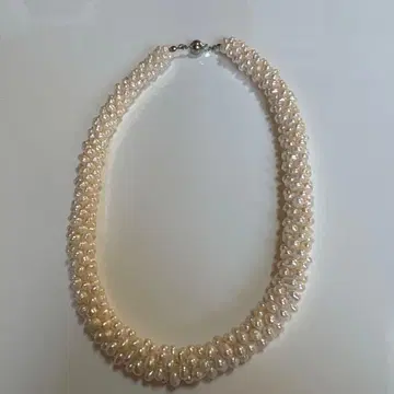 담수 펄 목걸이