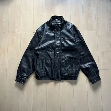 Wilsons Leather 하이넥 가죽 블루종 쇼트 기장