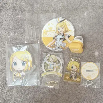 프로세카 카가미네 린 코스터 링 라이트 아크릴 스탠드 키링