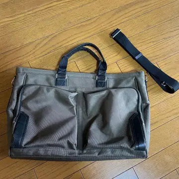 카키 나일론 비즈니스 백