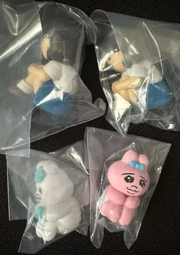 빤쮸토끼 & 늴포참 기다림 가챠 4종 세트